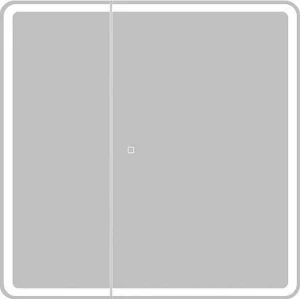 Шкаф-зеркало BelBagno 80x80 белый SPC-MAR-800/800-2A-LED-TCH