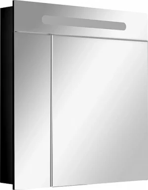 Шкаф-зеркало Roca Victoria Nord Black Edition 80 R чёрный ZRU9000100