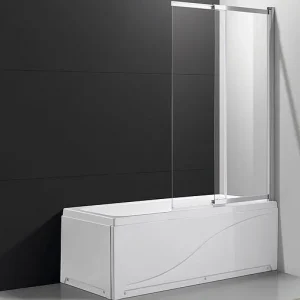 Шторка на ванну 1000мм прозрачное стекло Cezares Slider 100 SLIDER-VF-11-100/150-C-Cr