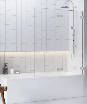 Шторка на ванну 1000мм прозрачное стекло Radaway Euphoria PND 100 R 10008100-01-01R