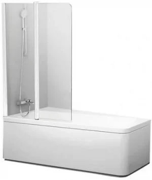 Шторка на ванну 1000мм прозрачное стекло Ravak 10° 10CVS2 100 L 7QLA0103Z1