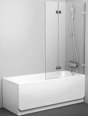 Шторка на ванну 1000мм прозрачное стекло Ravak Brilliant BVS2-100 R 7UPA0A00Z1+D01000A071