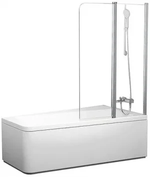 Шторка на ванну 1000мм прозрачное стекло Ravak Chrome CVS2-100 R 7QRA0C00Z1