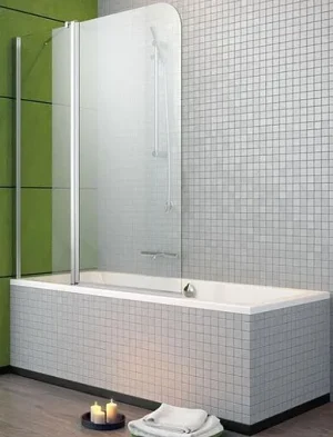 Шторка на ванну 1100мм прозрачное стекло Radaway Eos II PND 110 L 206211-01L