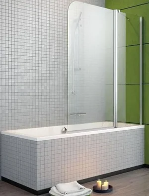 Шторка на ванну 1100мм прозрачное стекло Radaway Eos II PND 110 R 206211-01R
