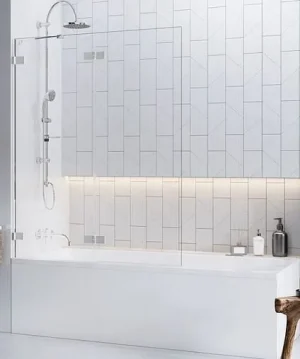 Шторка на ванну 1100мм прозрачное стекло Radaway Euphoria PND 110 L 10008110-01-01L