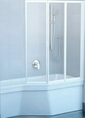 Шторка на ванну 1100мм прозрачное стекло Ravak Supernova VS3 115 795S0100Z1