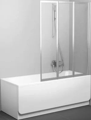 Шторка на ванну 1100мм прозрачное стекло Ravak Supernova VS3 115 795S0U00Z1