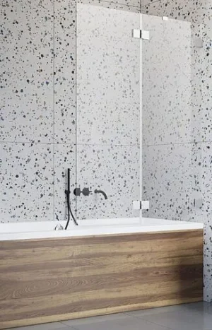 Шторка на ванну 1200мм прозрачное стекло Radaway Essenza Pro PND II 120 R 10102120-01-01R