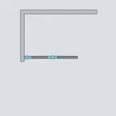 Шторка на ванну 1300мм прозрачное стекло Radaway NES PND II 130 R 10009130-01-01R