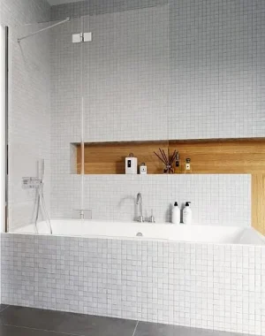 Шторка на ванну 1400мм прозрачное стекло Radaway Essenza New PND 140 L 10002140-01-01L