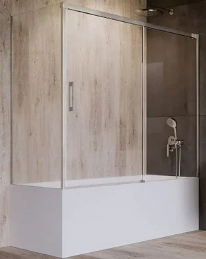 Шторка на ванну 1600мм прозрачное стекло Radaway Idea PN DWJ 160 R+S 75 L 10042160-01-01R+10005075-01-01L