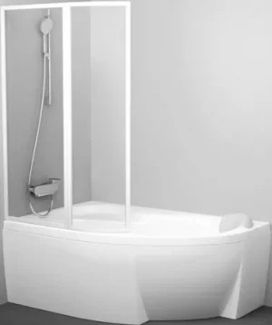 Шторка на ванну 1700мм прозрачное стекло Ravak Supernova VSK2 170 L 76LB0100Z1