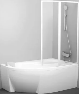 Шторка на ванну 1700мм прозрачное стекло Ravak Supernova VSK2 170 P 76PB0100Z1