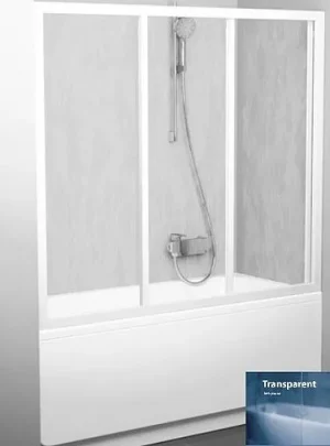 Шторка на ванну 1800мм прозрачное стекло Ravak Supernova AVDP3 180 40VY0102Z1
