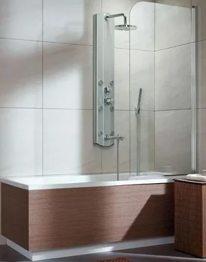 Шторка на ванну 500мм прозрачное стекло Radaway Eos PNJ I 50 R 205102-101R