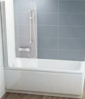 Шторка на ванну 800мм прозрачное стекло Ravak Chrome CVS1 80 L 7QL40U00Z1