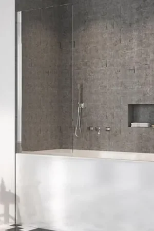 Шторка на ванну 900мм прозрачное стекло Radaway NES PNJ I 90 L 10011090-01-01L