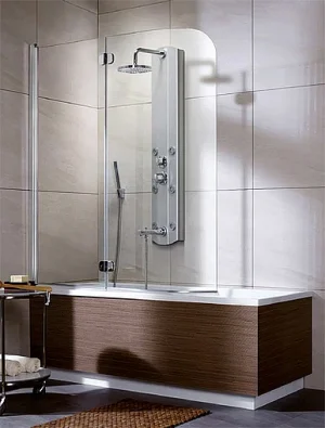 Шторка на ванну 1300мм прозрачное стекло Radaway Eos PND 130 L 205202-101L