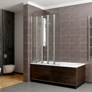 Шторка на ванну 1100мм прозрачное стекло Radaway Eos PNW5 110 205501-101