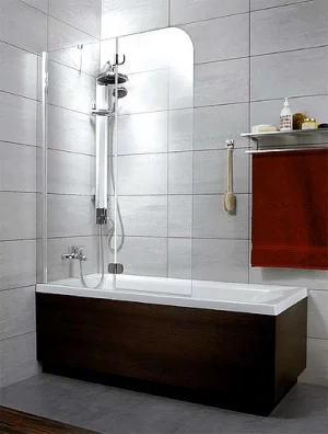 Шторка на ванну 1200мм прозрачное стекло Radaway Torrenta PND PND 120 L 201203-101NL