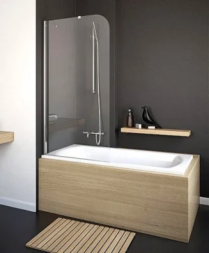 Шторка на ванну 800мм прозрачное стекло Radaway Torrenta PNJ PNJ 80 L 201101-101NL