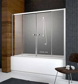 Шторка на ванну 1800мм прозрачное стекло Radaway Vesta DWD 180 203180-01