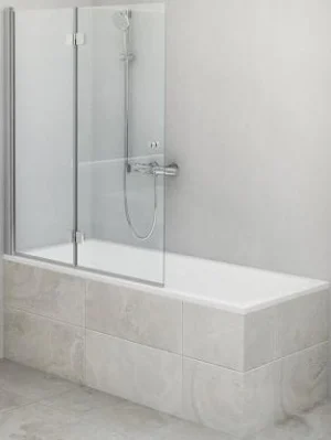 Шторка на ванну 1200мм прозрачное стекло Roltechnik TZVL2/1200 742-120000L-00-02