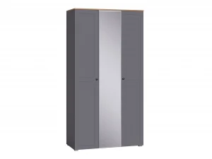 Остин Шкаф для одежды 13.336.03 графит/дуб золотой