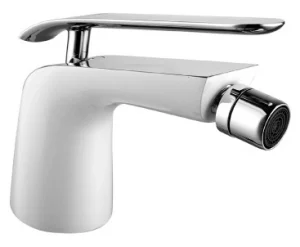 Смеситель для биде Lemark Melange белый/хром LM4908CW