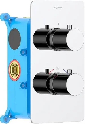 Смеситель для душа скрытого монтажа Aquatek Европа хром AQ1391CR