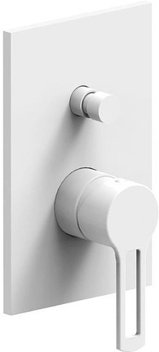 Смеситель для ванны скрытого монтажа Paffoni Ringo белый матовый RIN015BO/M