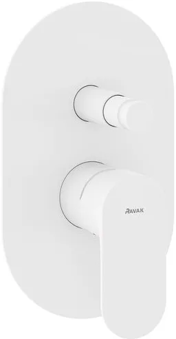 Смеситель для душа скрытого монтажа Ravak Eleganta белый матовый X070261