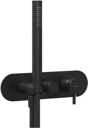 Смеситель для душа скрытого монтажа Ravak Espirit чёрный матовый X070282