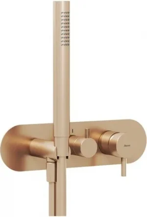 Смеситель для душа скрытого монтажа Ravak Espirit розовое золото X070356