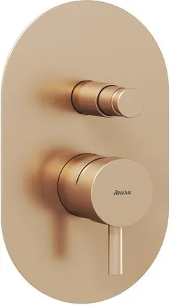 Смеситель для душа скрытого монтажа Ravak Espirit розовое золото X070358