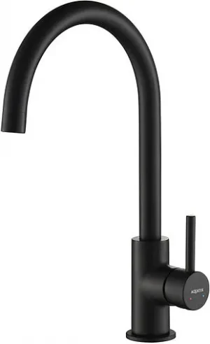 Смеситель для кухни Aquatek Европа чёрный матовый AQ1382MB