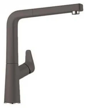 Смеситель для кухни с выдвижным изливом Blanco Avona-S тёмная скала 521285