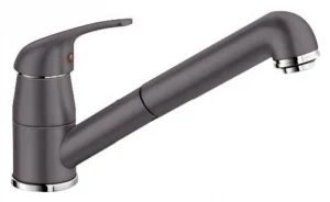Смеситель для кухни с выдвижным изливом Blanco Daras - S тёмная скала 524199