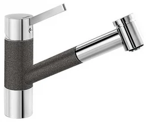 Смеситель для кухни с выдвижным изливом Blanco Tivo-s антрацит 517610