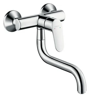 Смеситель для кухни настенный Hansgrohe Focus M41 1jet хром 31825000