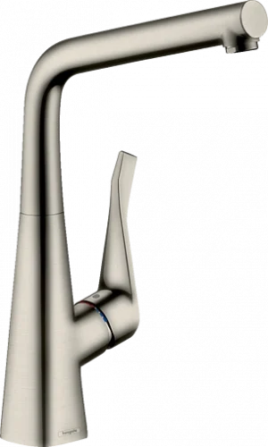 Смеситель для кухни Hansgrohe Metris M71 320 1jet под сталь 14822800