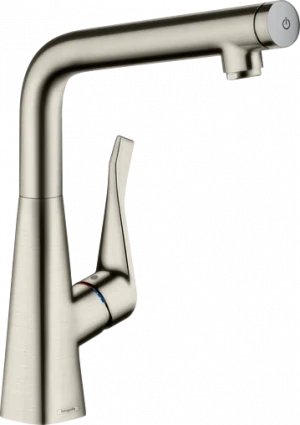 Смеситель для кухни Hansgrohe Metris Select M71 320 1jet под сталь 14883800