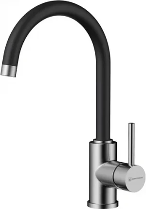 Смеситель для кухни Omoikiri Shinagawa-BL-BN чёрный/нержавеющая сталь 4994252