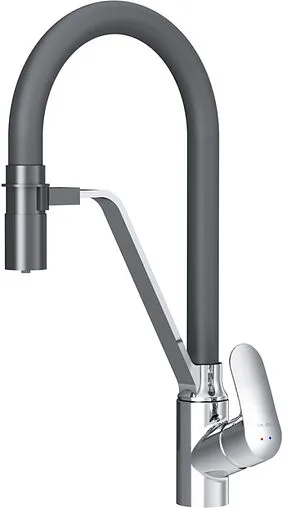 Смеситель для кухни с подключением к фильтру Am.Pm Like хром/чёрный F8007802