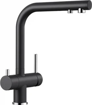 Смеситель для кухни с подключением к фильтру Blanco Fontas II антрацит/хром 525139