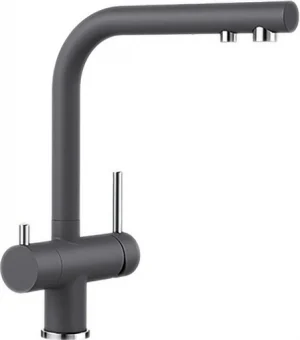 Смеситель для кухни с подключением к фильтру Blanco Fontas II тёмная скала/хром 525146