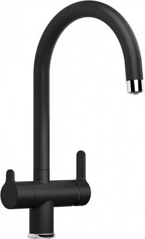 Смеситель для кухни с подключением к фильтру Blanco Trima чёрный матовый 526274