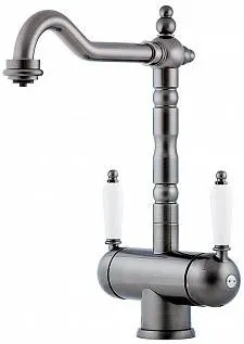 Смеситель для кухни с подключением к фильтру Omoikiri Amagasaki-SI античное серебро 4994045