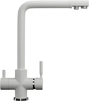 Смеситель для кухни с подключением к фильтру Ulgran ультра-белый U-016-341